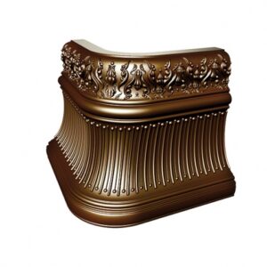 Kafel-Kar ahjupott C15 - sokkel 'Vintage' ümarnurk 16,5 x 16,5 x 20 (22 x 22)