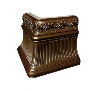 Kafel-Kar ahjupott C16 - sokkel 'Vintage' nurk 16,5 x 16,5 x 20 (22 x 22)