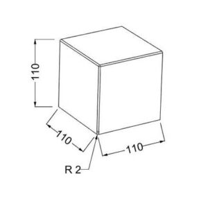 Kafel-Kar keraamiline plaat Gm04 - kantkoba Military 11 x 11 x 11 mõõdud